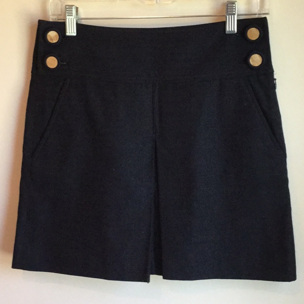 *J. Crew* black skirt